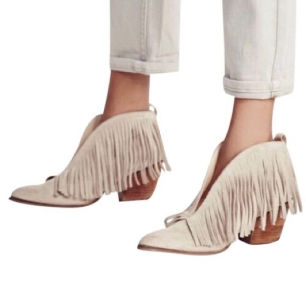 Coconuts by Matisse Lambert fringe ankle boot